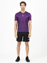Marble Dri-Fit Padel T-Shirt - Purple